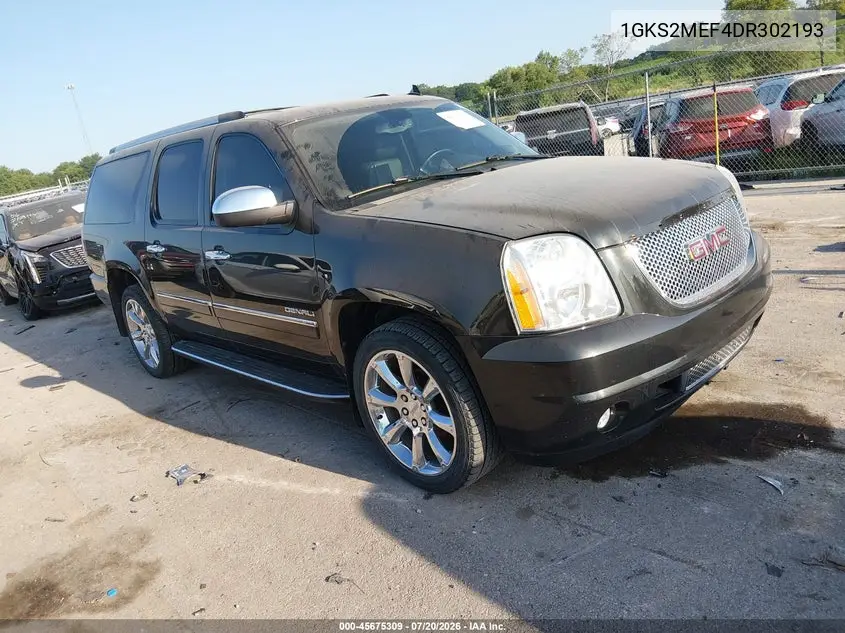 2013 GMC Yukon Xl 1500 Denali VIN: 1GKS2MEF4DR302193 Lot: 45675309