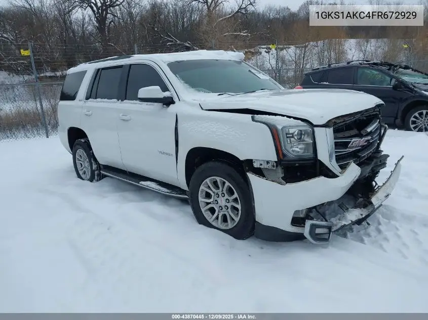 1GKS1AKC4FR672929 2015 GMC Yukon Sle