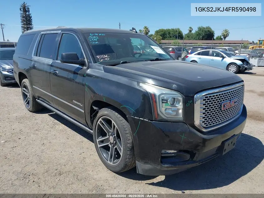 2015 GMC Yukon Xl 1500 Denali VIN: 1GKS2JKJ4FR590498 Lot: 45420304