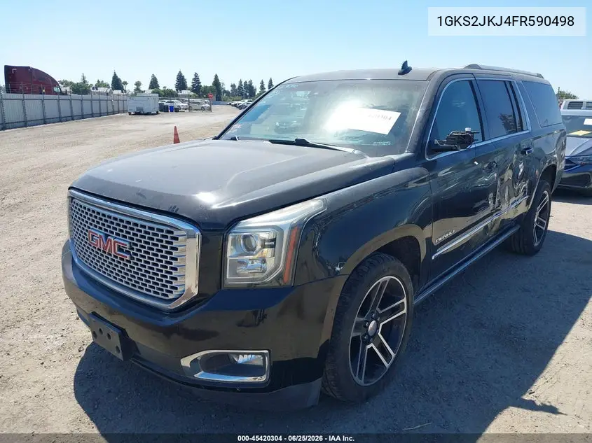 2015 GMC Yukon Xl 1500 Denali VIN: 1GKS2JKJ4FR590498 Lot: 45420304
