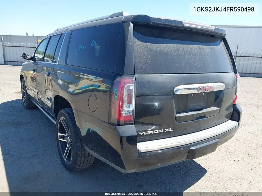 2015 GMC Yukon Xl 1500 Denali VIN: 1GKS2JKJ4FR590498 Lot: 45420304