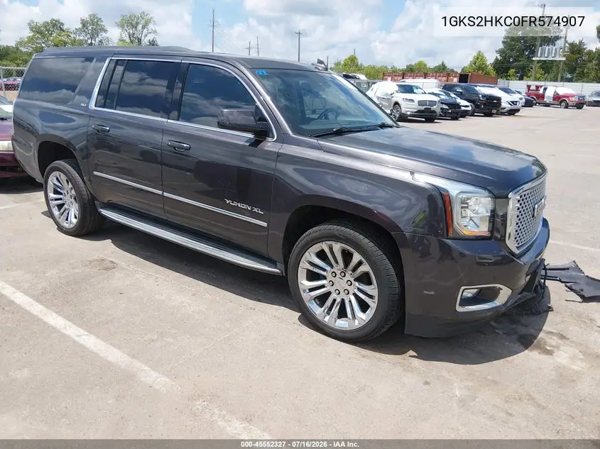 2015 GMC Yukon Xl 1500 Slt VIN: 1GKS2HKC0FR574907 Lot: 45552327