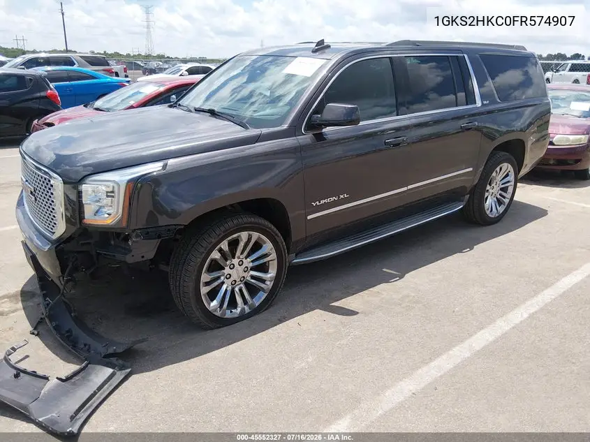 2015 GMC Yukon Xl 1500 Slt VIN: 1GKS2HKC0FR574907 Lot: 45552327