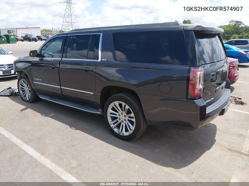2015 GMC Yukon Xl 1500 Slt VIN: 1GKS2HKC0FR574907 Lot: 45552327