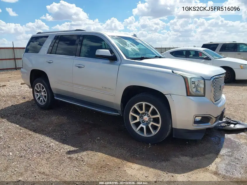 2015 GMC Yukon Denali VIN: 1GKS2CKJ5FR516096 Lot: 45592795