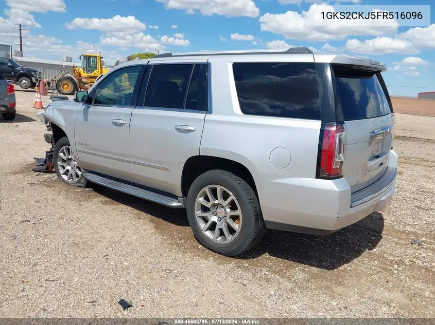 2015 GMC Yukon Denali VIN: 1GKS2CKJ5FR516096 Lot: 45592795