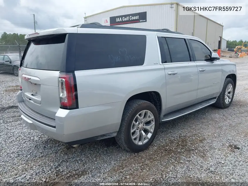 2015 GMC Yukon Xl 1500 Slt VIN: 1GKS1HKC7FR559727 Lot: 45607258
