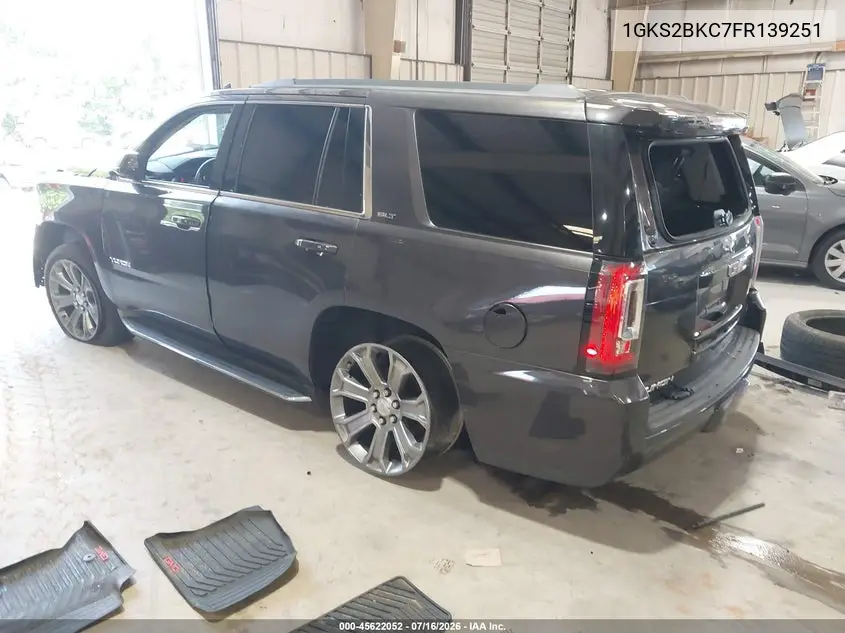 2015 GMC Yukon Slt VIN: 1GKS2BKC7FR139251 Lot: 45622052