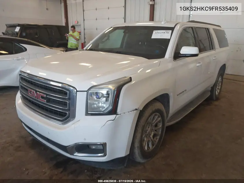 2015 GMC Yukon Xl 1500 Slt VIN: 1GKS2HKC9FR535409 Lot: 45625838