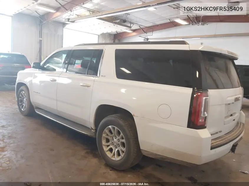 2015 GMC Yukon Xl 1500 Slt VIN: 1GKS2HKC9FR535409 Lot: 45625838