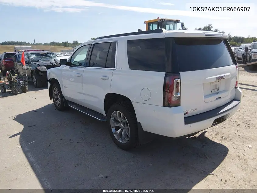 2015 GMC Yukon Sle VIN: 1GKS2AKC1FR666907 Lot: 45655508