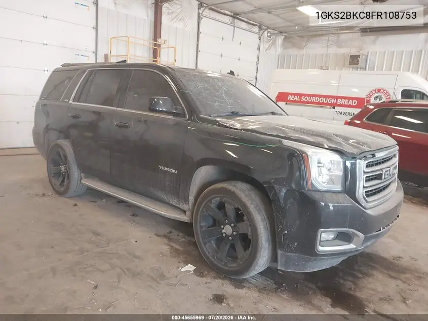 2015 GMC Yukon Slt VIN: 1GKS2BKC8FR108753 Lot: 45655969