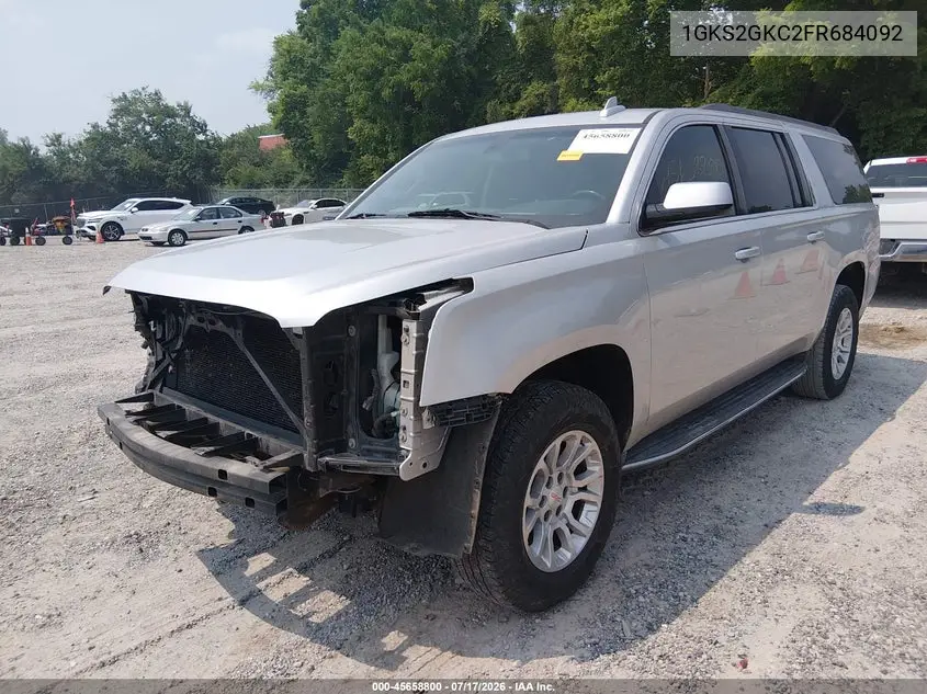 2015 GMC Yukon Xl 1500 Sle VIN: 1GKS2GKC2FR684092 Lot: 45658800