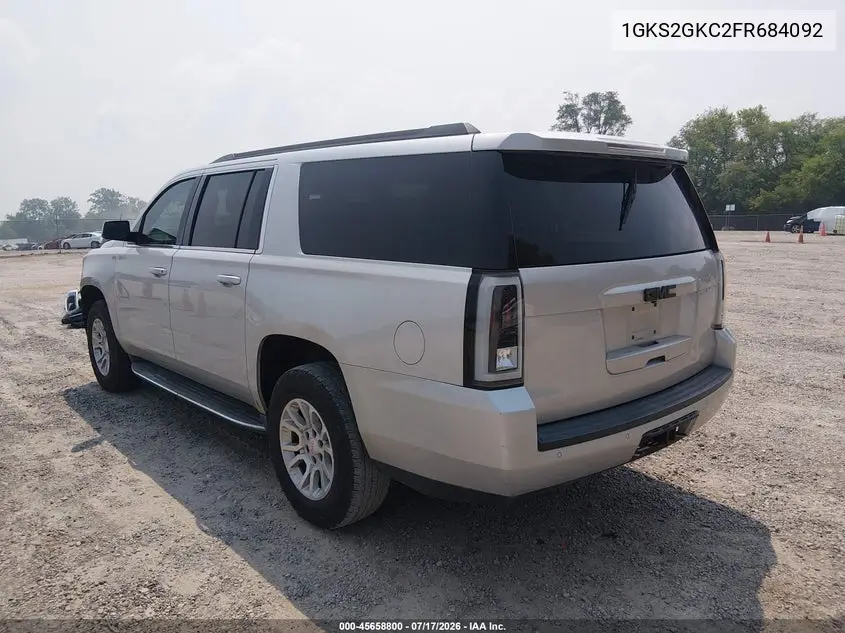 2015 GMC Yukon Xl 1500 Sle VIN: 1GKS2GKC2FR684092 Lot: 45658800