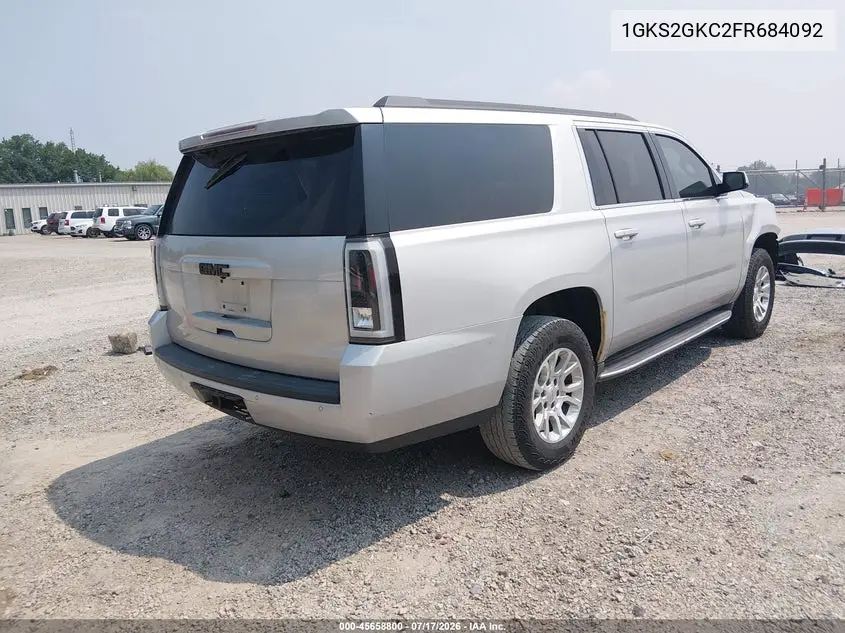 2015 GMC Yukon Xl 1500 Sle VIN: 1GKS2GKC2FR684092 Lot: 45658800
