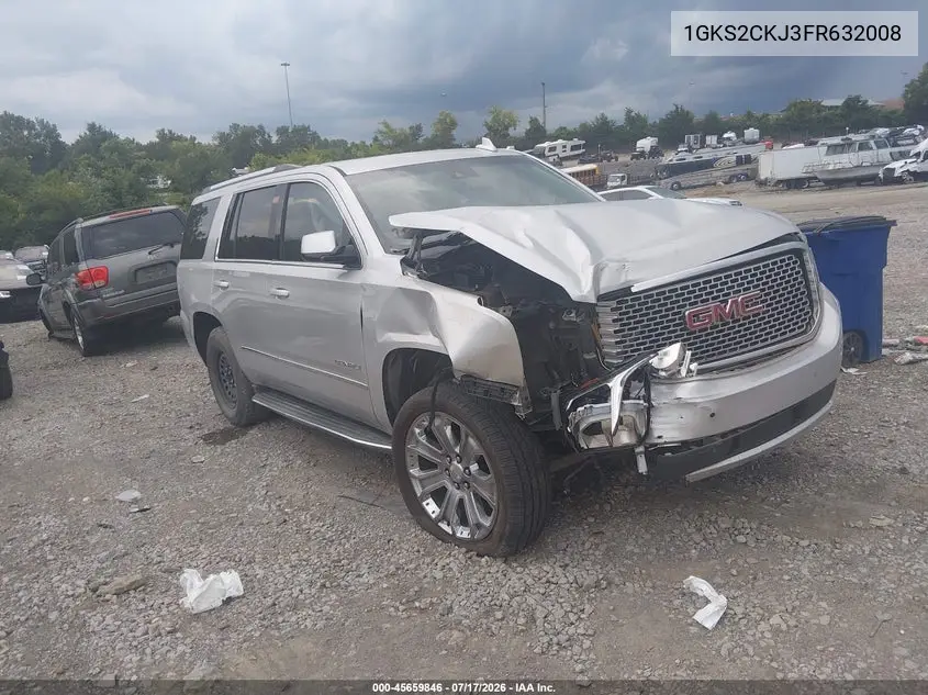 2015 GMC Yukon Denali VIN: 1GKS2CKJ3FR632008 Lot: 45659846