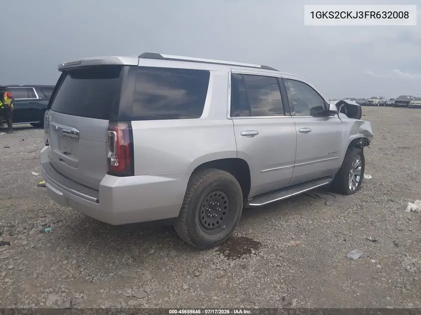 2015 GMC Yukon Denali VIN: 1GKS2CKJ3FR632008 Lot: 45659846