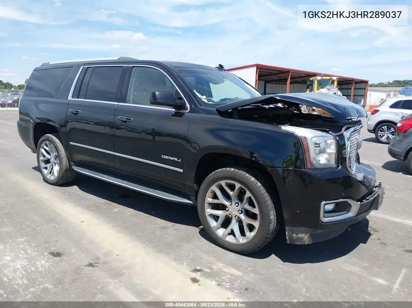 2017 GMC Yukon Xl Denali VIN: 1GKS2HKJ3HR289037 Lot: 45443564