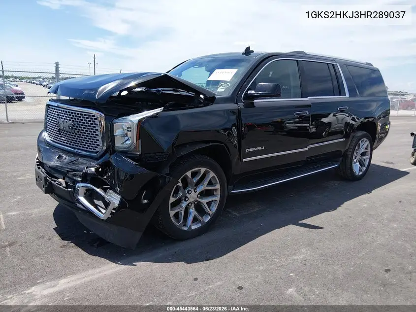 2017 GMC Yukon Xl Denali VIN: 1GKS2HKJ3HR289037 Lot: 45443564