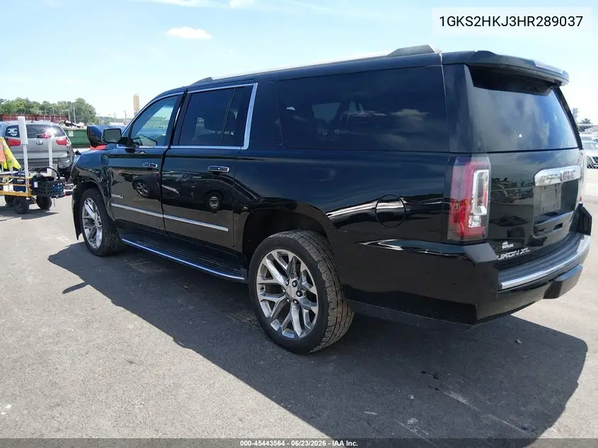 2017 GMC Yukon Xl Denali VIN: 1GKS2HKJ3HR289037 Lot: 45443564