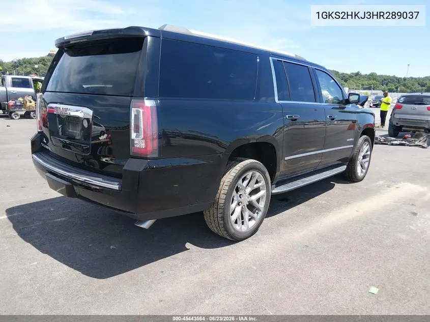 2017 GMC Yukon Xl Denali VIN: 1GKS2HKJ3HR289037 Lot: 45443564