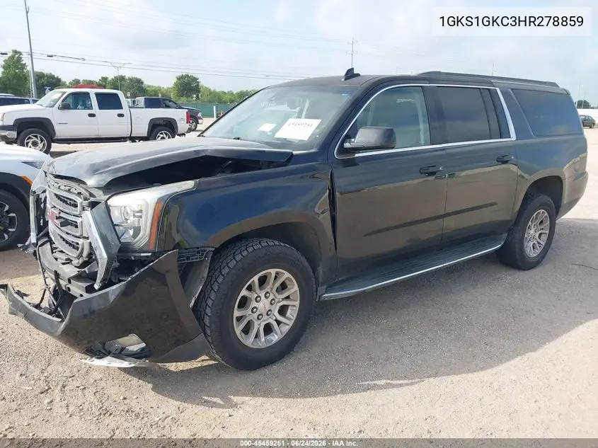 2017 GMC Yukon Xl Slt VIN: 1GKS1GKC3HR278859 Lot: 45459251