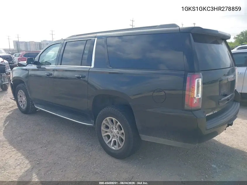 2017 GMC Yukon Xl Slt VIN: 1GKS1GKC3HR278859 Lot: 45459251