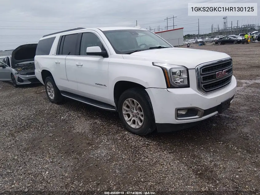 2017 GMC Yukon Xl Slt VIN: 1GKS2GKC1HR130125 Lot: 45589119