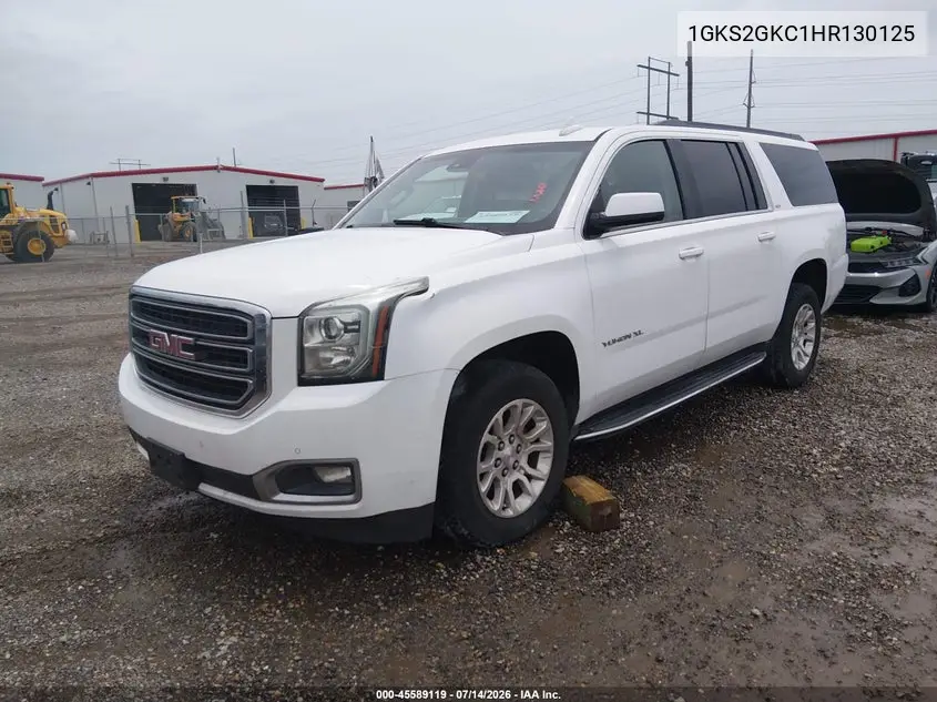 2017 GMC Yukon Xl Slt VIN: 1GKS2GKC1HR130125 Lot: 45589119