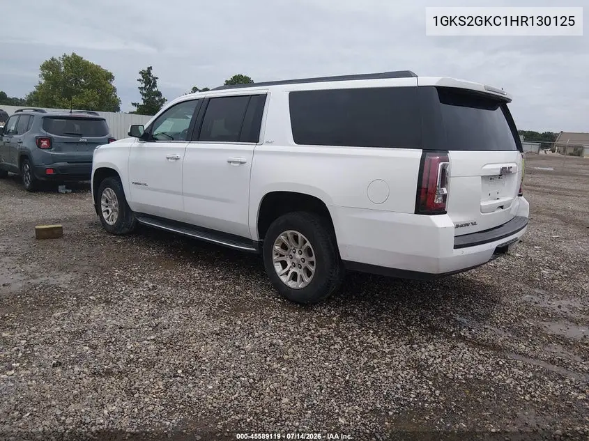 2017 GMC Yukon Xl Slt VIN: 1GKS2GKC1HR130125 Lot: 45589119