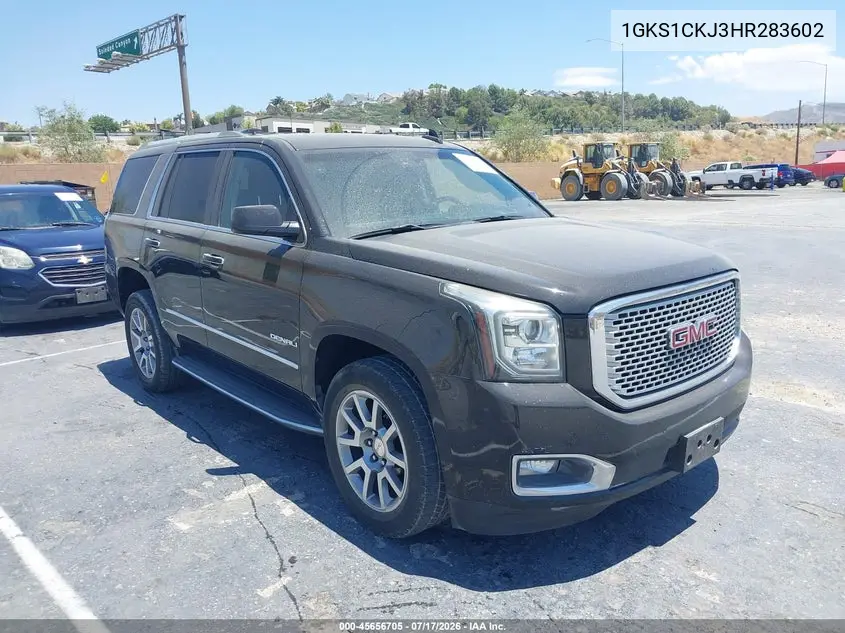 2017 GMC Yukon Denali VIN: 1GKS1CKJ3HR283602 Lot: 45656705