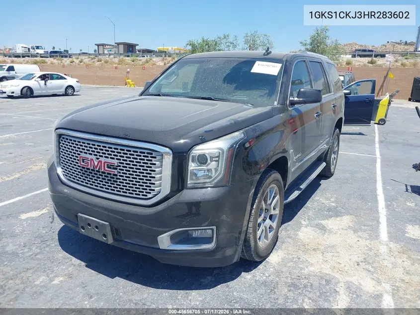 2017 GMC Yukon Denali VIN: 1GKS1CKJ3HR283602 Lot: 45656705
