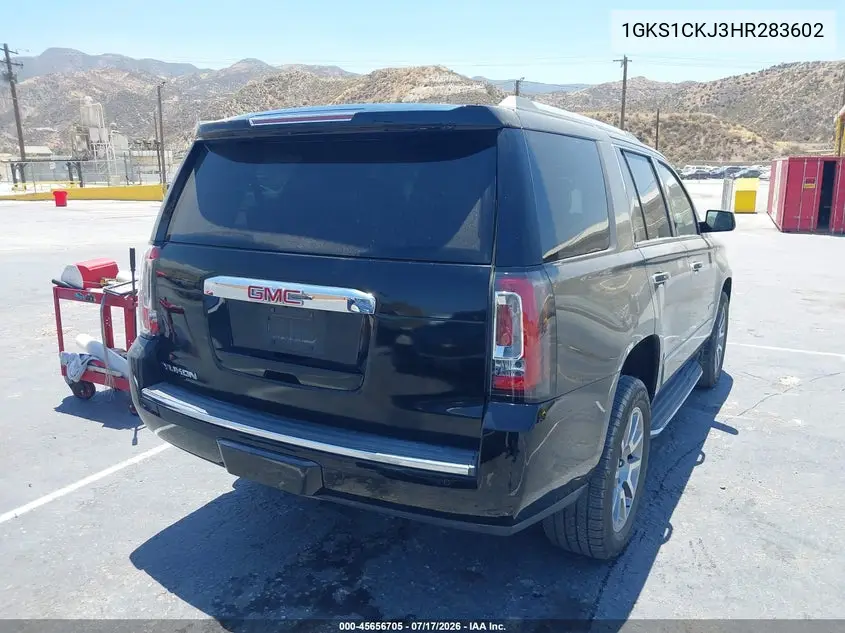 2017 GMC Yukon Denali VIN: 1GKS1CKJ3HR283602 Lot: 45656705