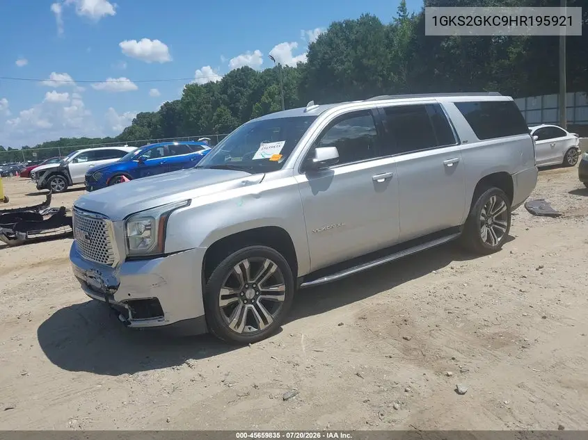 2017 GMC Yukon Xl Slt VIN: 1GKS2GKC9HR195921 Lot: 45659835