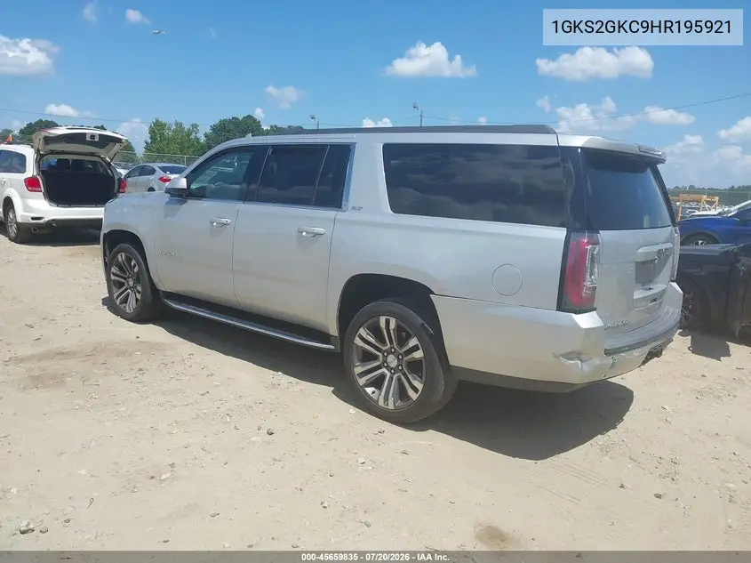 2017 GMC Yukon Xl Slt VIN: 1GKS2GKC9HR195921 Lot: 45659835