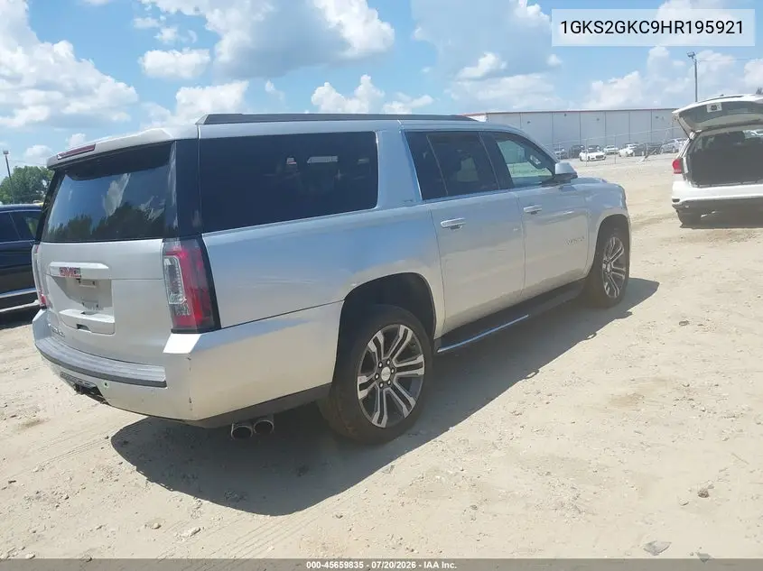 2017 GMC Yukon Xl Slt VIN: 1GKS2GKC9HR195921 Lot: 45659835