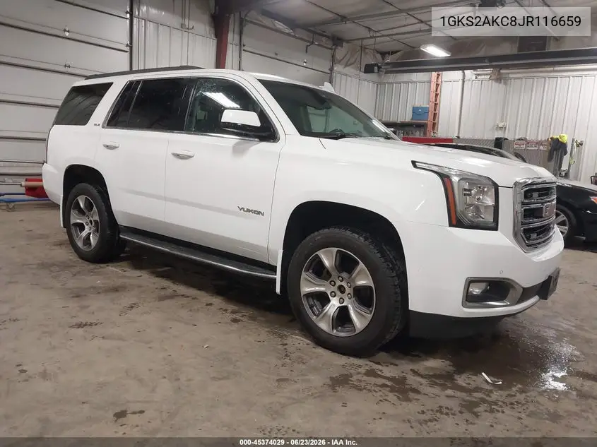 2018 GMC Yukon Sle VIN: 1GKS2AKC8JR116659 Lot: 45374029