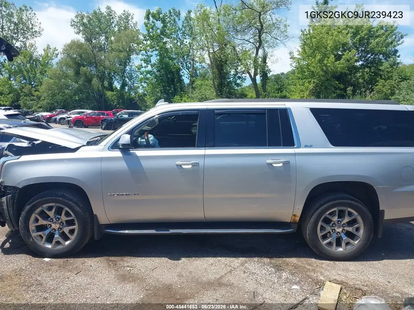 2018 GMC Yukon Xl Slt VIN: 1GKS2GKC9JR239423 Lot: 45441853