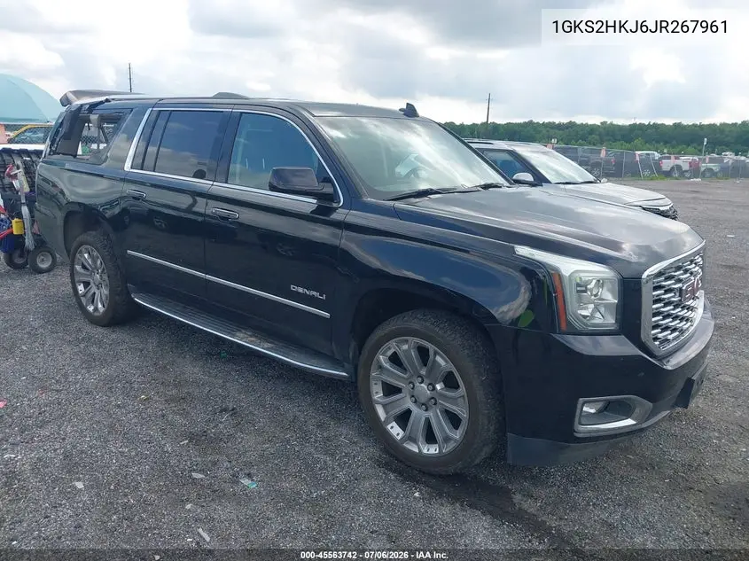 2018 GMC Yukon Xl Denali VIN: 1GKS2HKJ6JR267961 Lot: 45563742