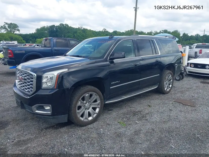 2018 GMC Yukon Xl Denali VIN: 1GKS2HKJ6JR267961 Lot: 45563742