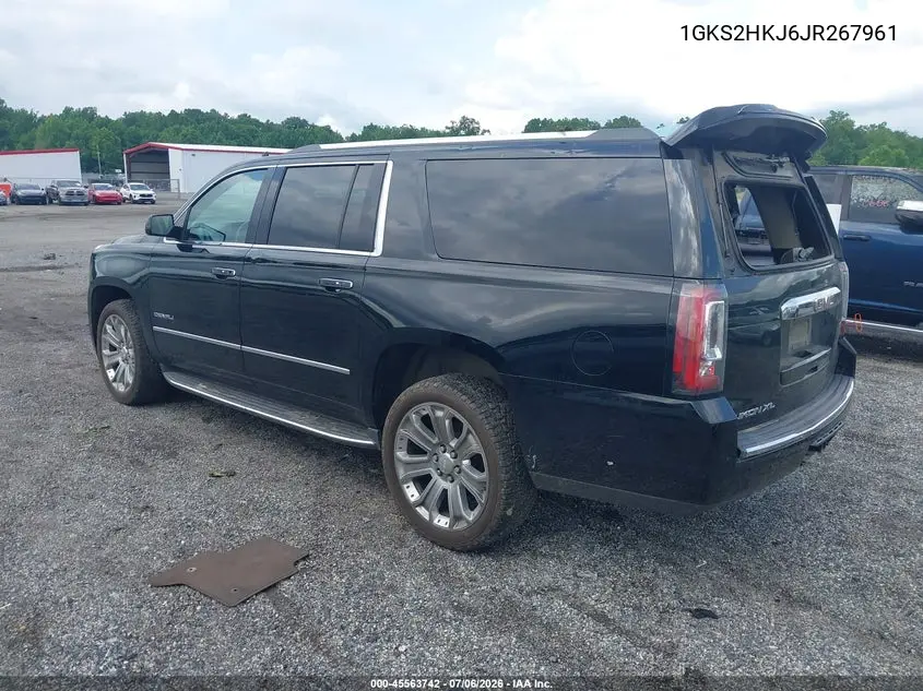 2018 GMC Yukon Xl Denali VIN: 1GKS2HKJ6JR267961 Lot: 45563742