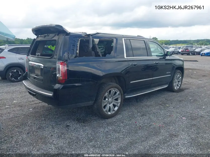 2018 GMC Yukon Xl Denali VIN: 1GKS2HKJ6JR267961 Lot: 45563742