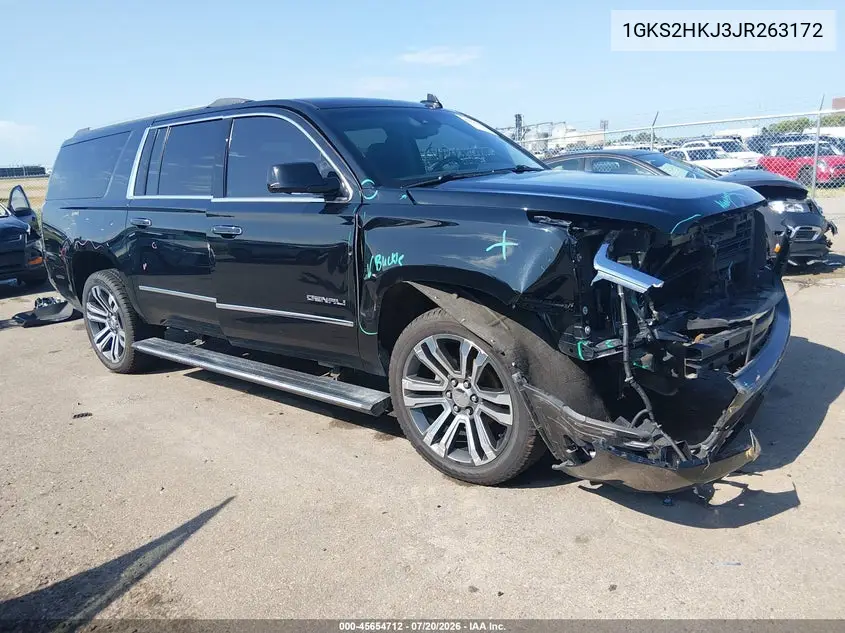 2018 GMC Yukon Xl Denali VIN: 1GKS2HKJ3JR263172 Lot: 45654712