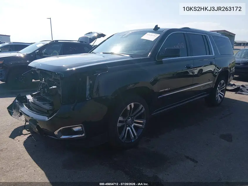 2018 GMC Yukon Xl Denali VIN: 1GKS2HKJ3JR263172 Lot: 45654712