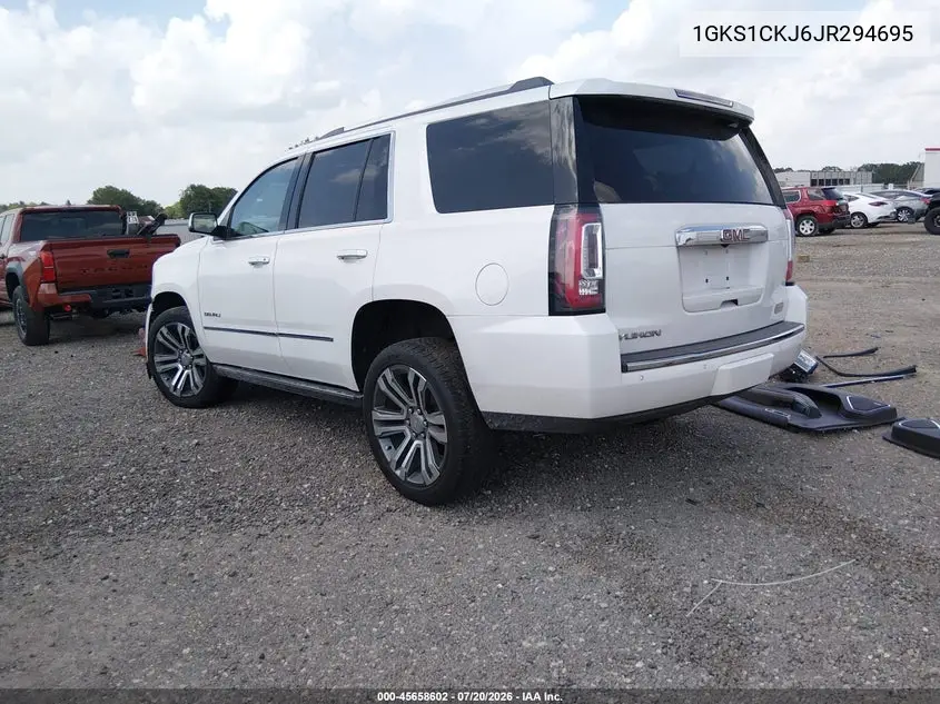2018 GMC Yukon Denali VIN: 1GKS1CKJ6JR294695 Lot: 45658602