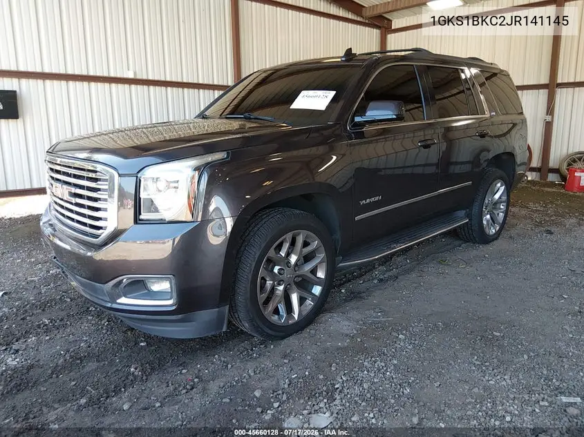 2018 GMC Yukon Slt VIN: 1GKS1BKC2JR141145 Lot: 45660128