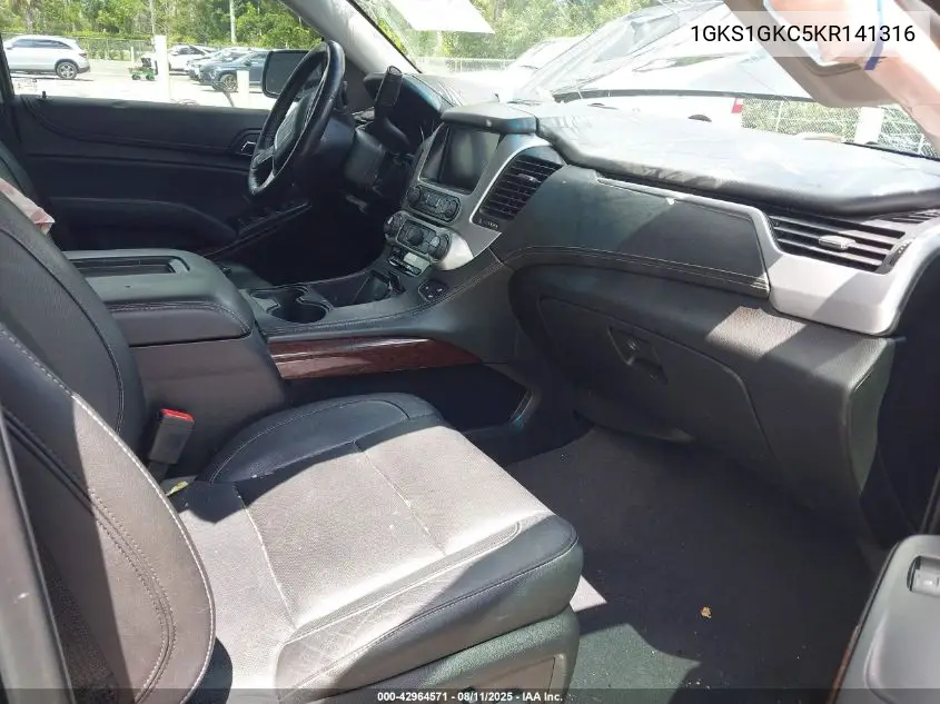 1GKS1GKC5KR141316 2019 GMC Yukon Xl Slt