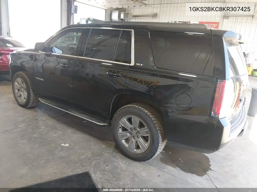 2019 GMC Yukon Slt VIN: 1GKS2BKC8KR307425 Lot: 45556698