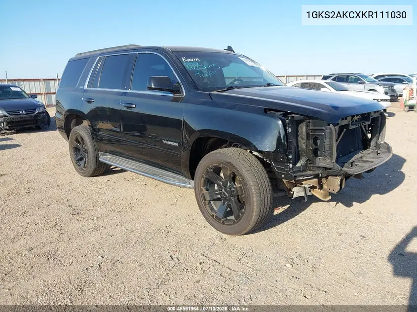 2019 GMC Yukon Sle VIN: 1GKS2AKCXKR111030 Lot: 45591964