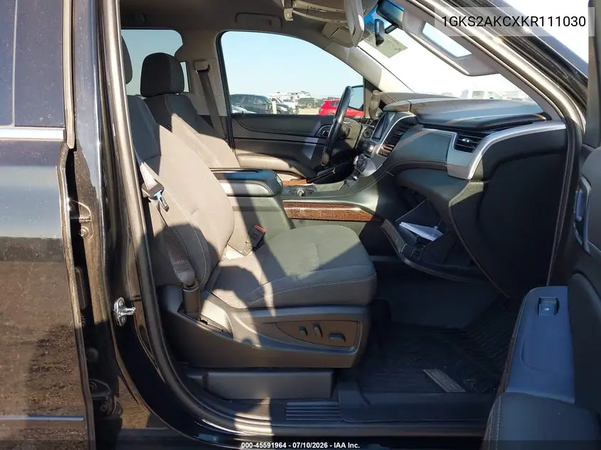2019 GMC Yukon Sle VIN: 1GKS2AKCXKR111030 Lot: 45591964